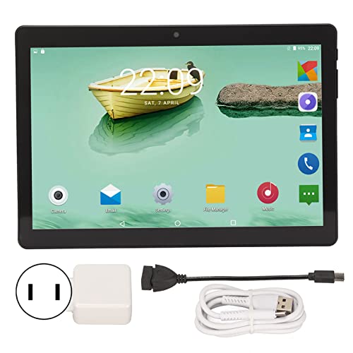 LBEC HD Tablet, 8 Core 2MP Rear Camera 1.6GHz 6000mAh WiFi Aluminum LCD 16GB ROM Home Tablet PC (US Plug)