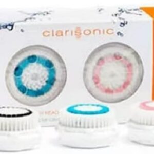 Clarisonic Brush Head Replacement Set Compatible with Mia 1, Mia 2, Mia Fit, Alpha Fit, Smart Profile Uplift and Alpha Fit X, 4 Count