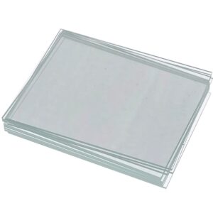 Hemacytometer Cover Slips, 20x26x0.4mm, Glass Cover Slips, Professional Glass Cover Slips Hemocytometer, 10 PCS