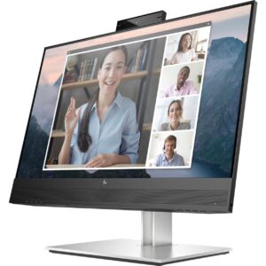 HP E24mv G4 FHD (1920 x 1080) Monitor, Display and HDMI USB-A 3.1 Gen 1 Ports, Anti-Glare, Up to 16.7 Million Colors, Horizontal Viewing Angle 178° (Renewed)