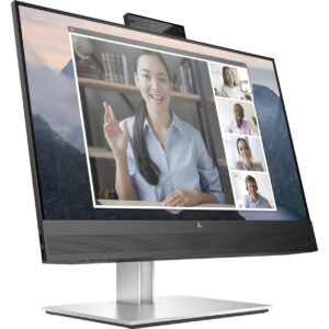 HP E24mv G4 FHD (1920 x 1080) Monitor, Display and HDMI USB-A 3.1 Gen 1 Ports, Anti-Glare, Up to 16.7 Million Colors, Horizontal Viewing Angle 178° (Renewed)