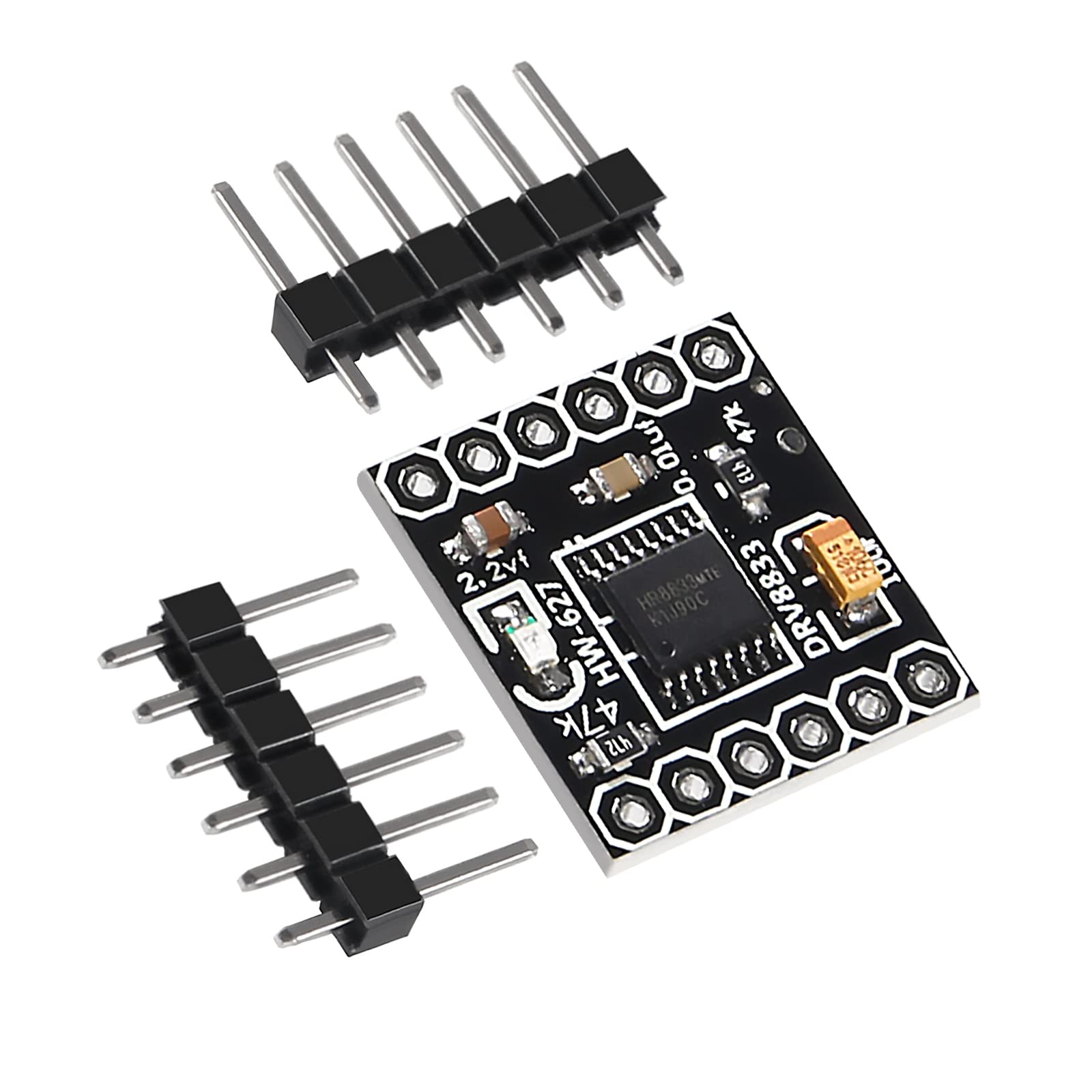 QCCAN 10Pcs DRV8833 Motor Drive Module 1.5A Dual H Bridge DC Gear Motor Driver Controller Board