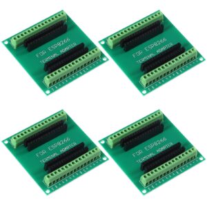 qccan 4pcs esp8266 breakout board gpio 1 into 2 for esp8266 esp-12e wifi wlan development board