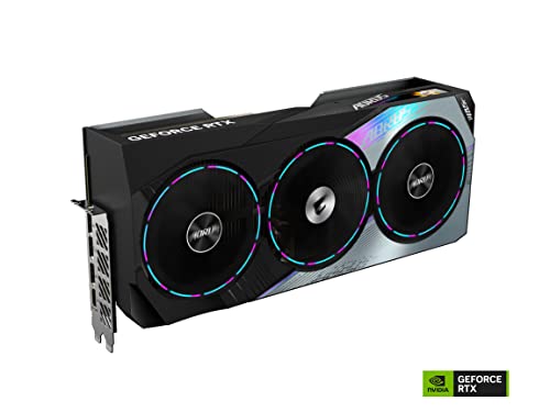 GIGABYTE GV-N4090AORUS M-24GD AORUS GeForce RTX 4090 Master 24G Graphics Card, 3X WINDFORCE Fans, 24GB 384-bit GDDR6X, Video Card