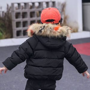 Fairy Baby Toddler Baby Boys Girls Winter Warm Coats Hooded Windproof Fur Jacket Snowsuit Outwear 12-18 Months