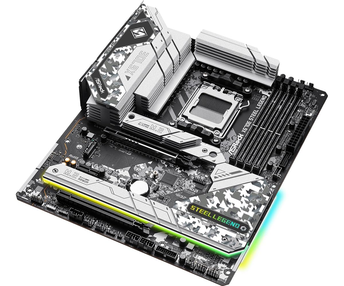 ASRock X670E Steel Legend Support AMD AM5 RYZEN 7000 Series Processors Motherboard