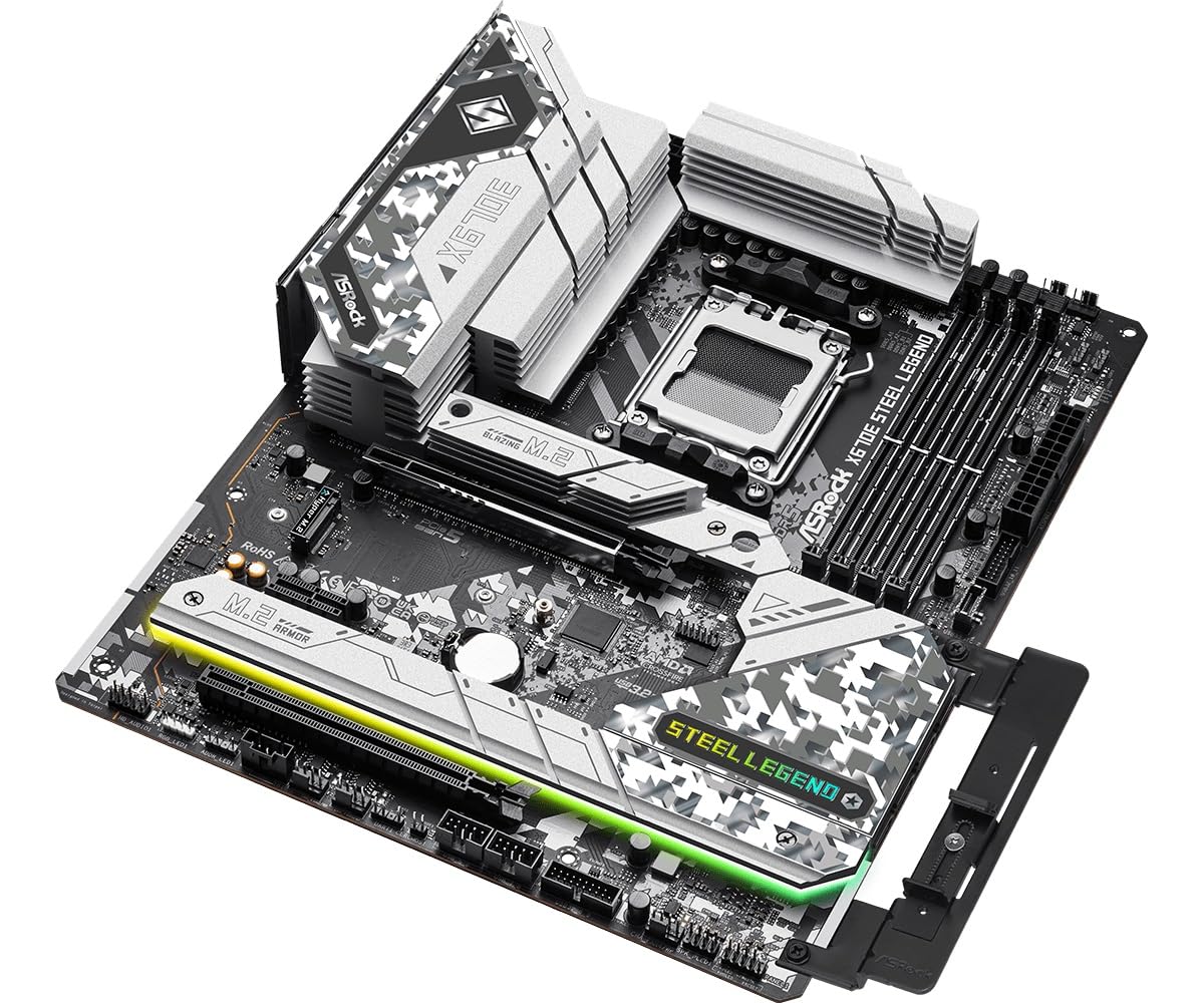 ASRock X670E Steel Legend Support AMD AM5 RYZEN 7000 Series Processors Motherboard