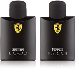 ferrari scuderia black eau de toilette spray for men, 4.2 ounce (pack of 2)