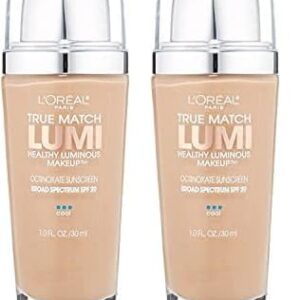 L'Oréal Paris True Match Lumi Healthy Luminous Makeup, C5 Classic Beige, 1 fl; oz. (Pack of 2)