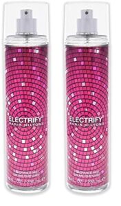 paris hilton electrify women 8 oz fragrance mist (pack of 2)