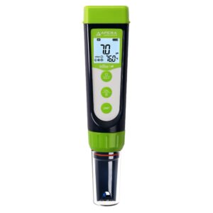 apera instruments ai101g grostar series gs1 ph pen tester kit with replaceable double-junction ph probe for hydroponics water quality testing, gen ii