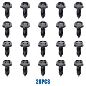 OAUTOO 20PCS M7.8-1.3X20mm (5/16”-18 x 13/16”) Hex Washer Head Screw for GM 3960314