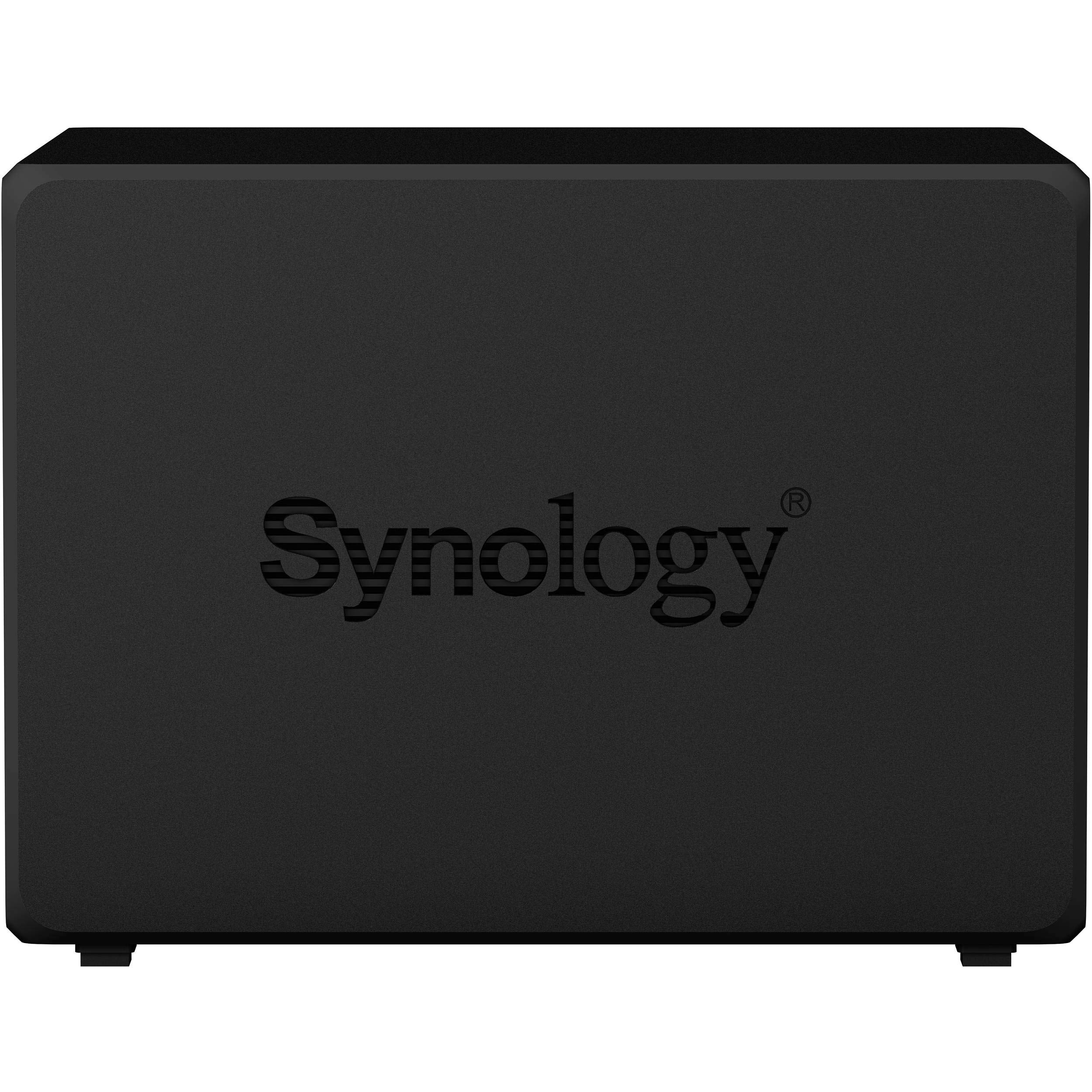 Synology DiskStation DS920+ NAS Server with Celeron 2.0GHz CPU, 8GB Memory, 72TB HDD Storage, 1TB M.2 NVMe SSD, 2 x 1GbE LAN Ports, DSM Operating System