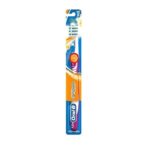 Oral-B Complete Deep Clean Toothbrush, 35 Soft (Colors Vary) - Pack of 4