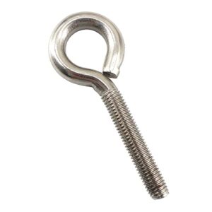 AVRYN Eyebolt Screws,Lifting Ring Eye Bolts,10Pcs M6x20 304 Stainless Steel Eye Screw Closed Hook Ring Bolts, Eye Screw