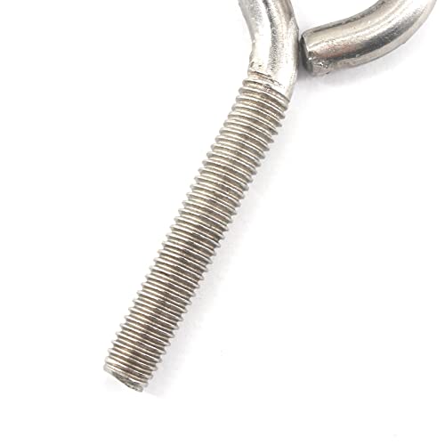 AVRYN Eyebolt Screws,Lifting Ring Eye Bolts,10Pcs M6x20 304 Stainless Steel Eye Screw Closed Hook Ring Bolts, Eye Screw