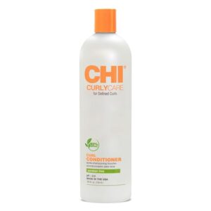 CHI CurlyCare Curl Conditioner, Hydrates Curls, Reduces Frizz & Increases Elasticity & Strength, Sulfate, Paraben, & Cruelty-Free, 25 Oz