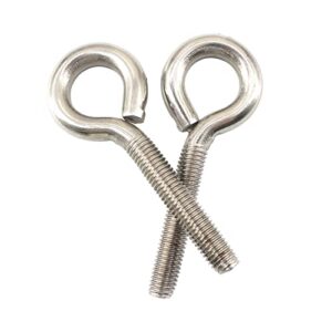 AVRYN Eyebolt Screws,Lifting Ring Eye Bolts,10Pcs M6x20 304 Stainless Steel Eye Screw Closed Hook Ring Bolts, Eye Screw