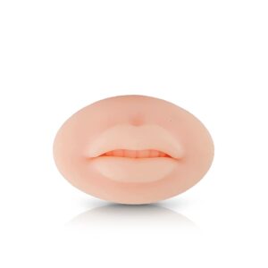 3Pcs Fake Lips,3D Silicone Lips for Makeup Practice,Soft Silicone Fake Lips Tattoo Practice Skins Training for Permanent Makeup Tattoo Practice