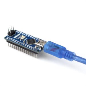 TISEKER Mini Nano V3.0 ATmega328P Microcontroller Board with USB Cable for Arduino