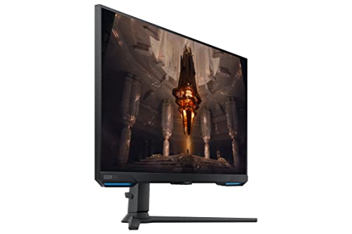 SAMSUNG Odyssey G70B Series 32-Inch 4K UHD Gaming Monitor, IPS Panel, 144Hz, 1ms, HDR 400, G-Sync and FreeSync Premium Pro Compatible, Ultrawide Game View (LS32BG702ENXGO)