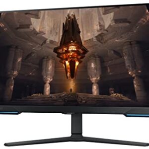 SAMSUNG Odyssey G70B Series 32-Inch 4K UHD Gaming Monitor, IPS Panel, 144Hz, 1ms, HDR 400, G-Sync and FreeSync Premium Pro Compatible, Ultrawide Game View (LS32BG702ENXGO)