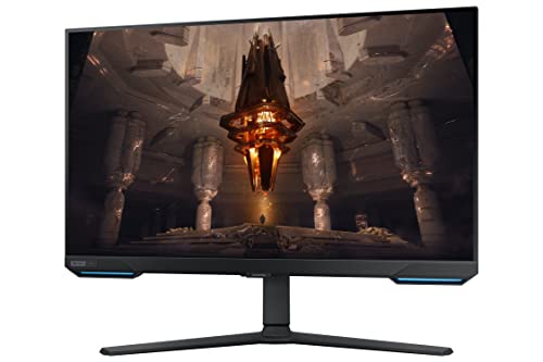 SAMSUNG Odyssey G70B Series 32-Inch 4K UHD Gaming Monitor, IPS Panel, 144Hz, 1ms, HDR 400, G-Sync and FreeSync Premium Pro Compatible, Ultrawide Game View (LS32BG702ENXGO)