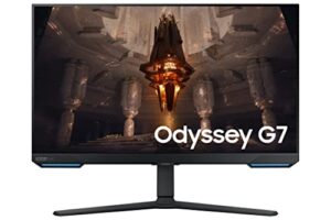 samsung odyssey g70b series 32-inch 4k uhd gaming monitor, ips panel, 144hz, 1ms, hdr 400, g-sync and freesync premium pro compatible, ultrawide game view (ls32bg702enxgo)