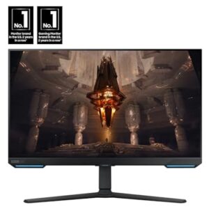 SAMSUNG Odyssey G70B Series 32-Inch 4K UHD Gaming Monitor, IPS Panel, 144Hz, 1ms, HDR 400, G-Sync and FreeSync Premium Pro Compatible, Ultrawide Game View (LS32BG702ENXGO)