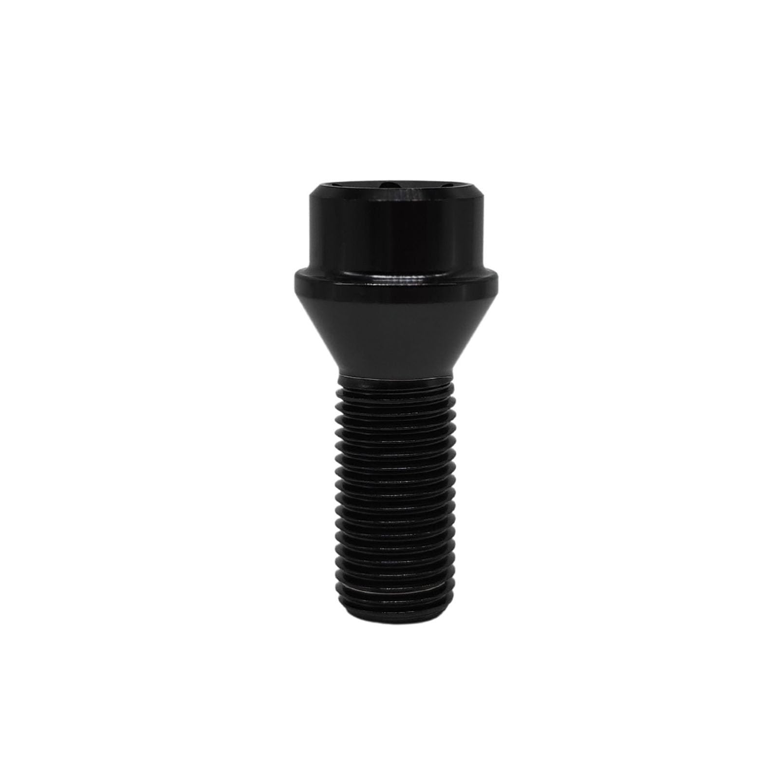 RISON-Titanium Wheel Bolts M14x1.5x28 Titanium Torx Head Lug Bolts 28mm Shank 20 Pieces 6AL4V Aerospace Grade Cone Seat Black M14x1.5x28mm Lug Bolts