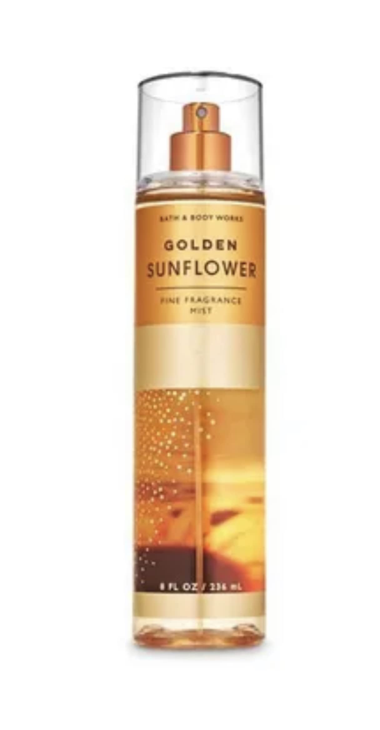 Bath & Body Works Bath and Body Works Golden Sunflowers Fine Body Fragrance Mist 8 Fluid Ounce (Golden Sunflowers), 8 Fl Oz (Pack of 1)