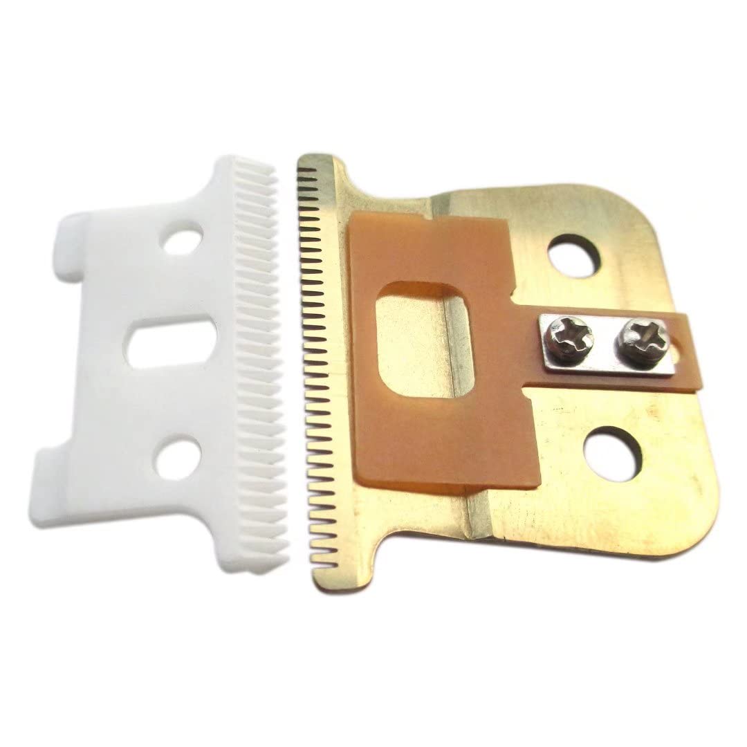 GRABOTE Trimmer Replacement Blade Adjustable Replacement T Blade for Andis T Outliner gtx Gold