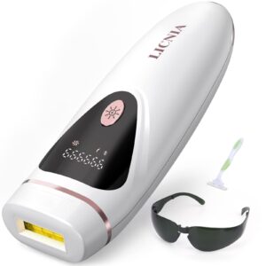 Laser Hair Removal for Women and Men, at-Home IPL Hair Removal Device Upgraded to 999,999 Flashes Painless Permanent Hair Removal, Safe and Long-Lasting Results, Reducing Hair Growth on Body and Face