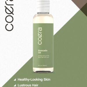 Horbäach Avocado Oil | 4 fl oz | Moisturizing Oil for Face, Hair, Skin and Nails | Free of Parabens, SLS, & Fragrances | Coera