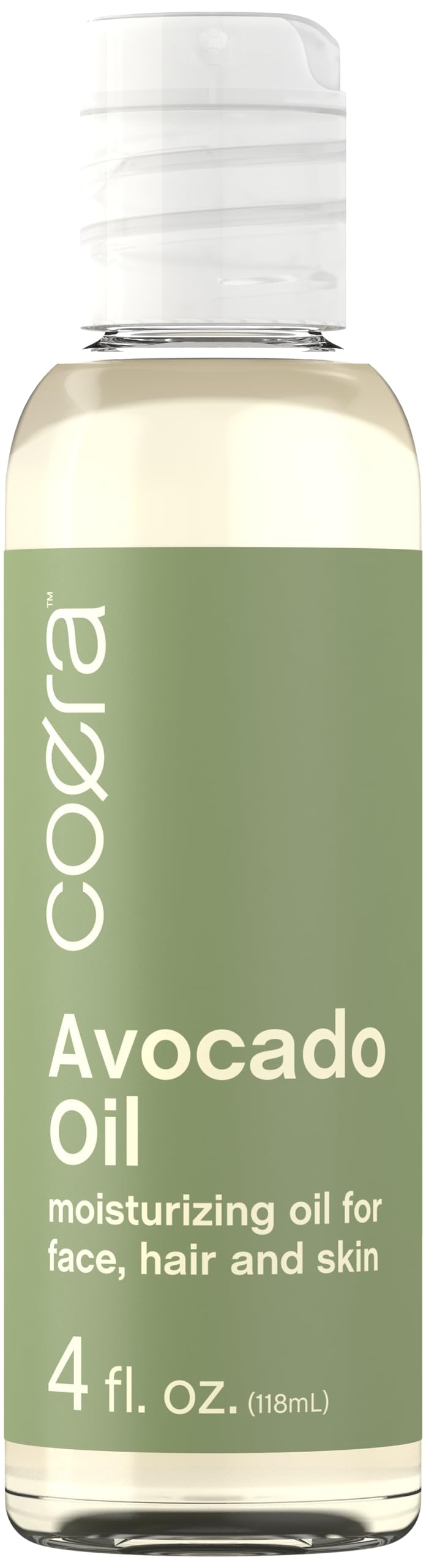 Horbäach Avocado Oil | 4 fl oz | Moisturizing Oil for Face, Hair, Skin and Nails | Free of Parabens, SLS, & Fragrances | Coera