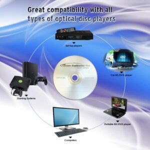 Vinpower Digital DVD-R 4.7GB 16x Branded Logo Recordable Media Disc - 100 Disc Cake Box Spindle FFP 132-815-BX