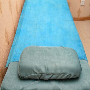 DEAYOU 40 PCS Spa Bed Sheets, Non Woven Fabric Bed Cover for Tattoo, Hotel, Esthetician, 31" x 70", Oil-Proof, Blue