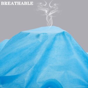 DEAYOU 40 PCS Spa Bed Sheets, Non Woven Fabric Bed Cover for Tattoo, Hotel, Esthetician, 31" x 70", Oil-Proof, Blue