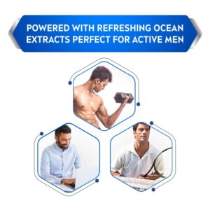 Nivea Men Anti Perspirant Roll On, Fresh Active Longlasting Freshness Ocean Extracts, 48 Hour Protection, 1.7 Ounce (Pack of 3)