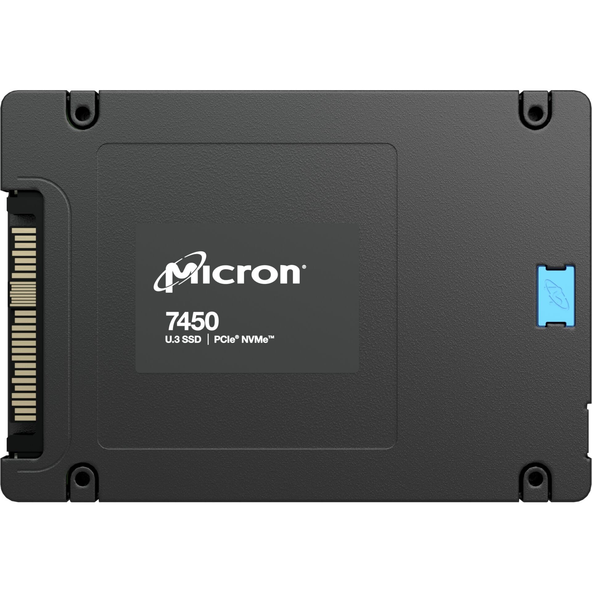 Micron 7450 MAX 800 GB Solid State Drive - 2.5 Internal - U.3 [PCI Express NVMe 4.0 x4] - Mixed Use - TAA Compliant