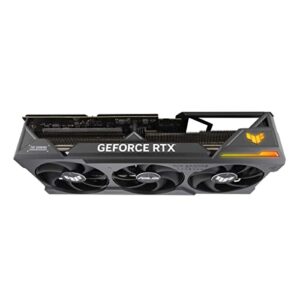 ASUS TUF GAMING NVIDIA GeForce RTX 4090 OC Edition Gaming Graphics Card (24GB GDDR6X, PCIe 4.0, HDMI 2.1a, DisplayPort 1.4a, Dual Ball Bearing Axial Fans)