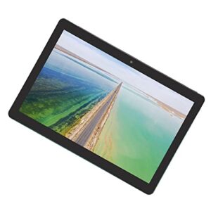 lbec 10.1 inch tablet, dual camera 3 card slots design dual sim dual standby 100240v calling tablet for home for travel (us plug)