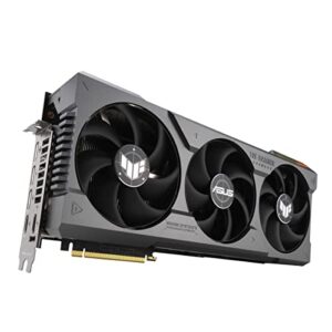 ASUS TUF GAMING NVIDIA GeForce RTX 4090 OC Edition Gaming Graphics Card (24GB GDDR6X, PCIe 4.0, HDMI 2.1a, DisplayPort 1.4a, Dual Ball Bearing Axial Fans)