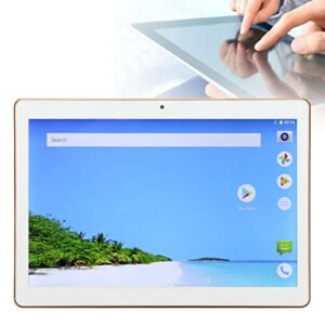 10.1 Inch Tablet Dual Card Dual Standby White Portable 100240V Home Phone Call HD Tablet (US Plug)