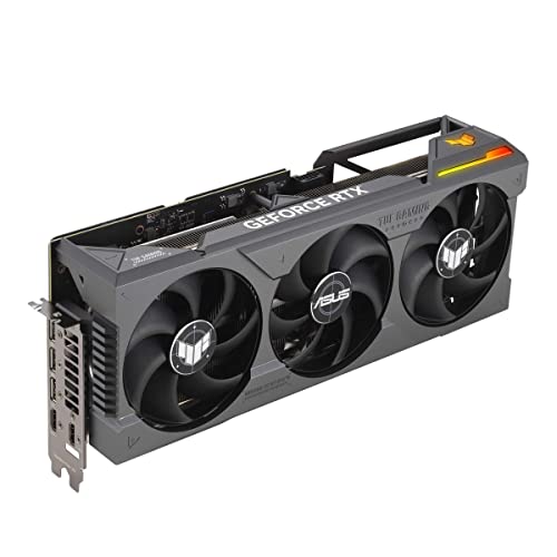 ASUS TUF GAMING NVIDIA GeForce RTX 4090 OC Edition Gaming Graphics Card (24GB GDDR6X, PCIe 4.0, HDMI 2.1a, DisplayPort 1.4a, Dual Ball Bearing Axial Fans)