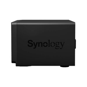 Synology DiskStation DS1821+ NAS Server with Ryzen 2.2GHz CPU, 32GB Memory, 128TB HDD Storage, 1TB M.2 NVMe SSD, 4 x 1GbE LAN Ports, DSM Operating System