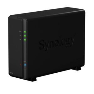 Synology DiskStation DS118 NAS Server with RTD1296 1.4GHz CPU, 1GB Memory, 2TB HDD Storage, 1 x 1GbE LAN Port, DSM Operating System