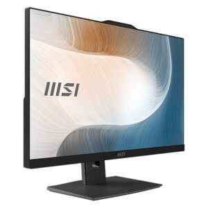 2022 MSI Modern AM242TP 12M-054US (i5-1240P, 16GB RAM, 512GB NVMe SSD, 23.8" FHD Touchscreen, Windows 11) All-in-One Computer Desktop - Black