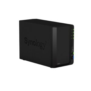 Synology DiskStation DS218 NAS Server with RTD1296 1.4GHz CPU, 2GB Memory, 8TB HDD Storage, 1 x 1GbE LAN Port, DSM Operating System