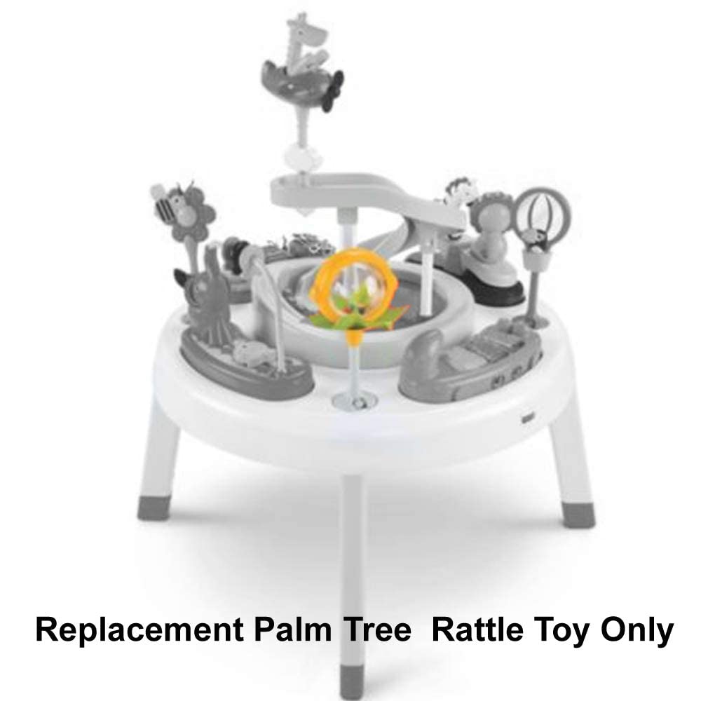 Replacement Parts for Fisher-Price 2 in 1 Sit to Stand Activity Center - FFJ01 ~ Replacement Palm Tree ~ Colorful Rattle Toy